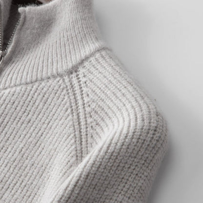 The Amalfi Wool Zipper Vest