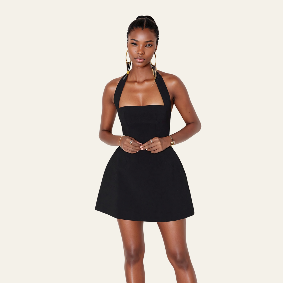 The Milan Halterneck Mini Dress
