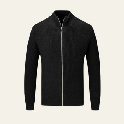 The Amalfi Wool Zipper Vest