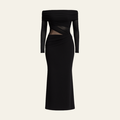 The Vienna Draped Evening Dress