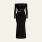 The Vienna Draped Evening Dress