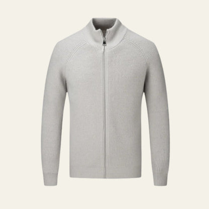 The Amalfi Wool Zipper Vest