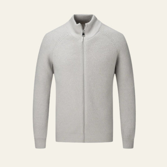 The Amalfi Wool Zipper Vest