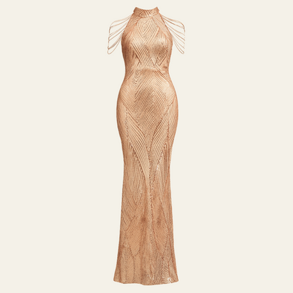 The Cannes Sequin Evening Gown