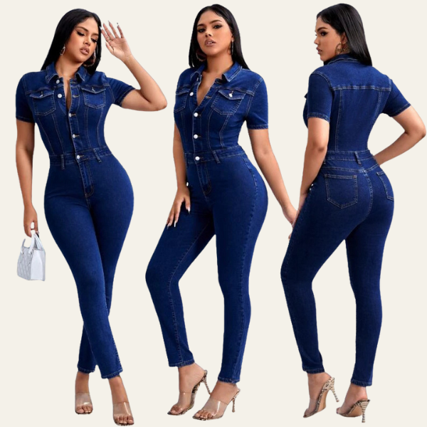 The Verona Denim Jumpsuit