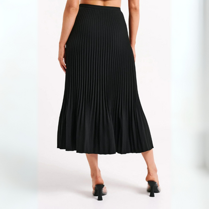The Lucerne Pleated Maxi Skirt