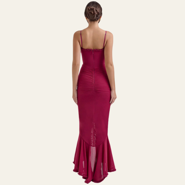 The Seville Ruffle Evening Dress