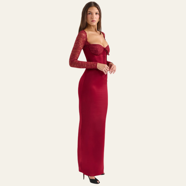 The Verona Lace Maxi Dress