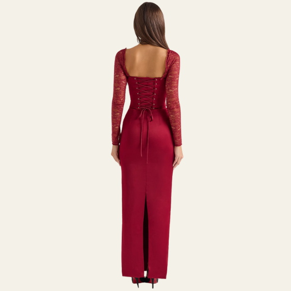 The Verona Lace Maxi Dress