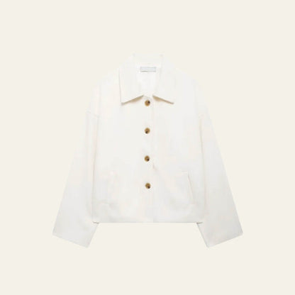The Briana Cropped Wool Coat