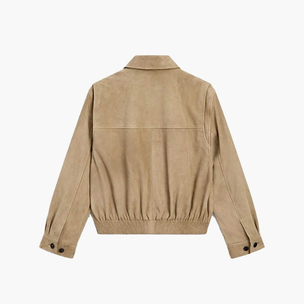 The Aspen Suede Bomber Jacket