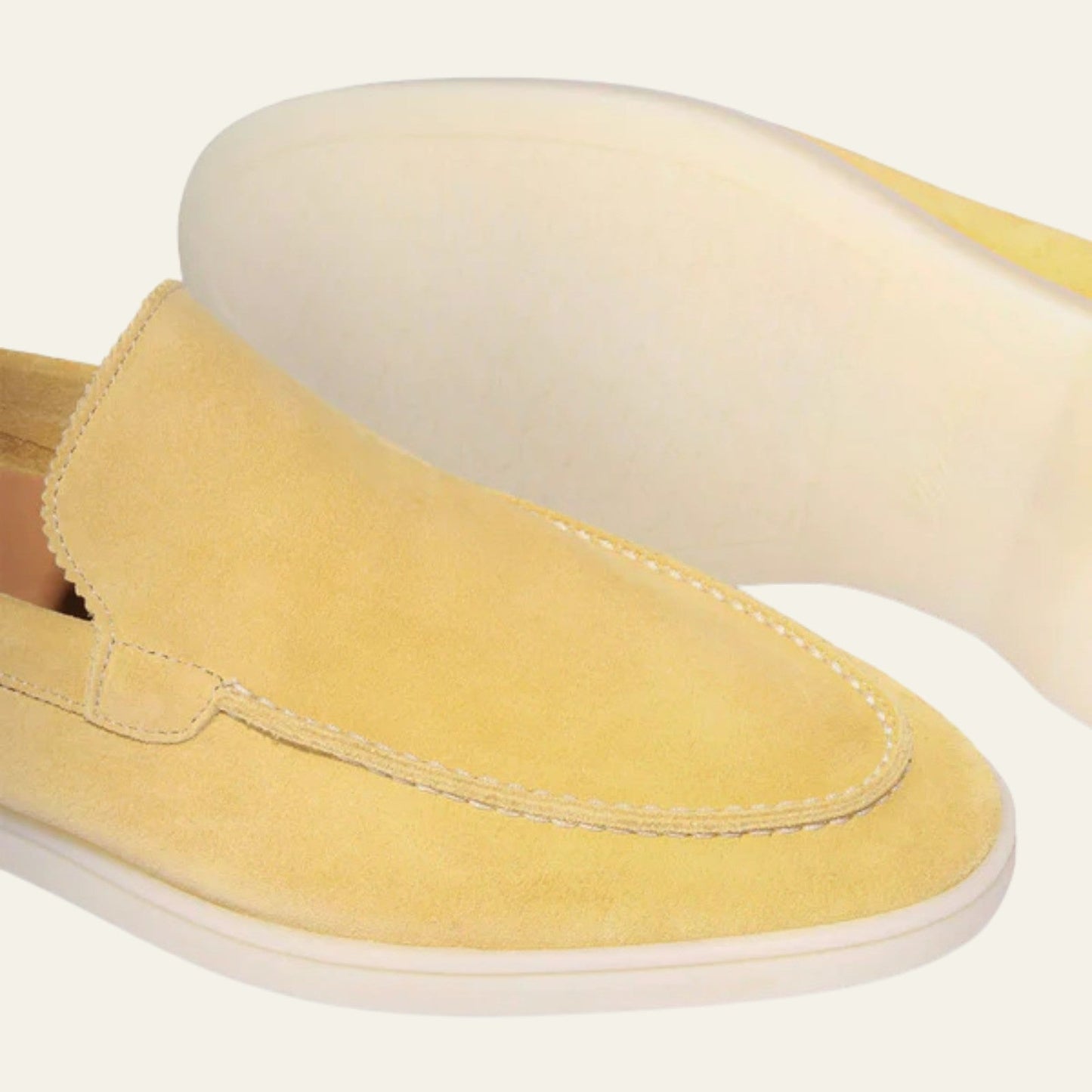 The Monaco Yacht Loafers Light Yellow
