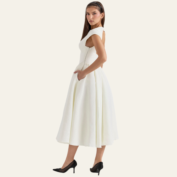 The Florence A-Line Midi Dress