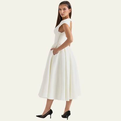The Florence A-Line Midi Dress