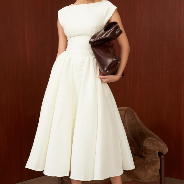 The Florence A-Line Midi Dress