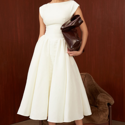 The Florence A-Line Midi Dress