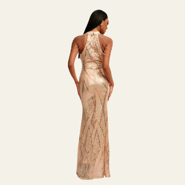 The Cannes Sequin Evening Gown