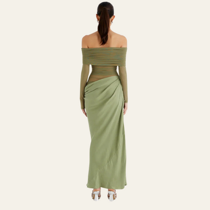 The Vienna Draped Evening Dress