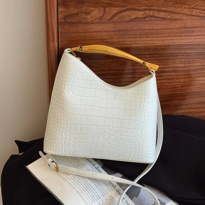 The Anya Croc-Embossed Handbag