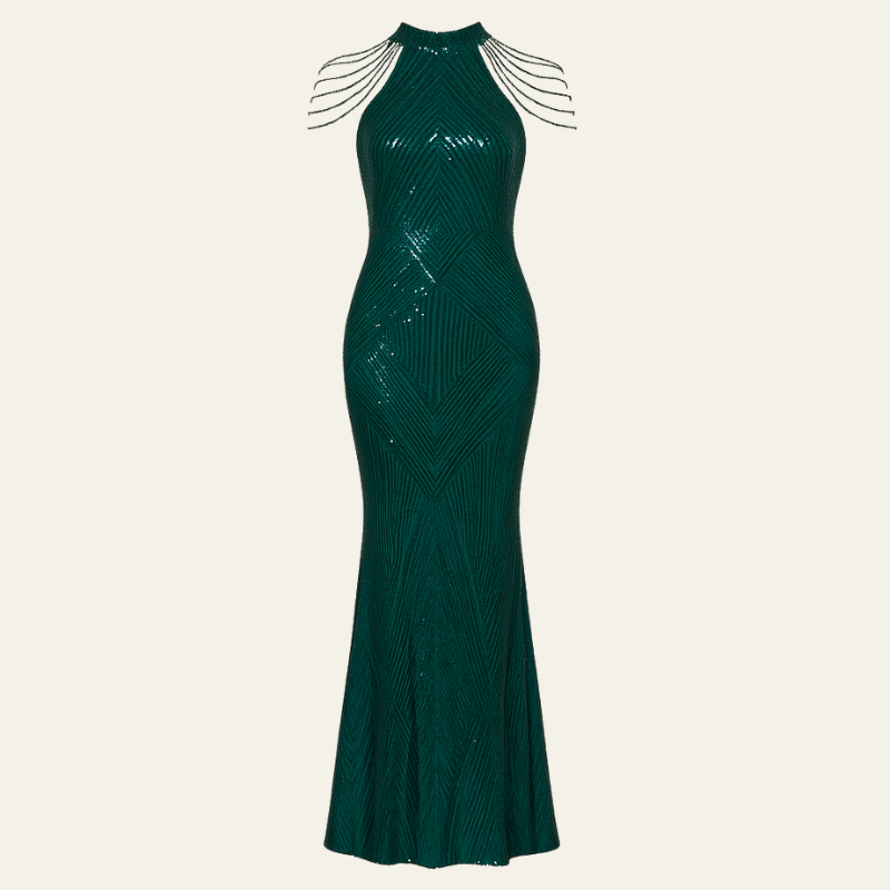 The Cannes Sequin Evening Gown