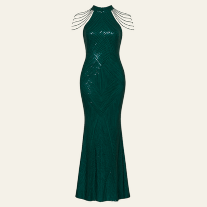 The Cannes Sequin Evening Gown