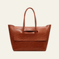 The Claudia Croc-Pattern Tote Bag