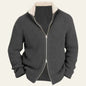 The Oslo Wool Zip Knit