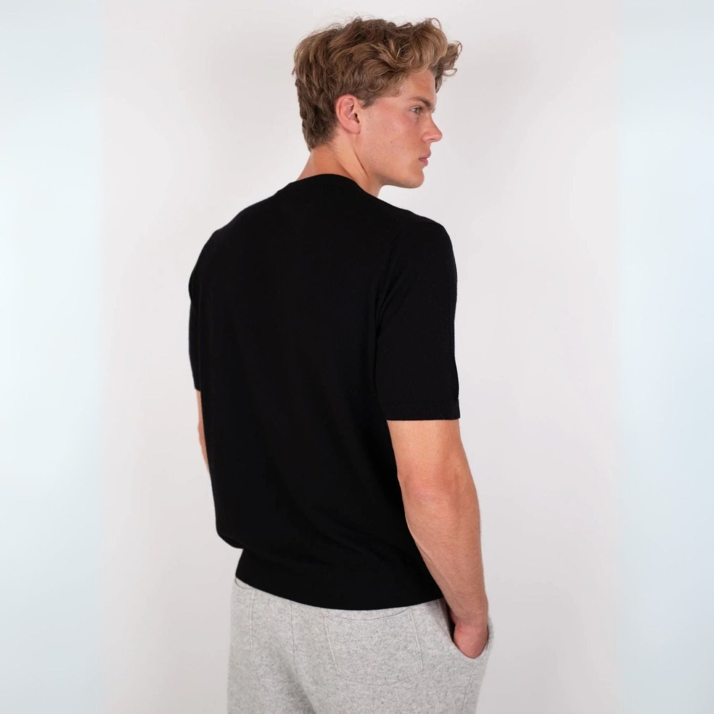 The Lisbon Wool Knit Casual T-Shirt