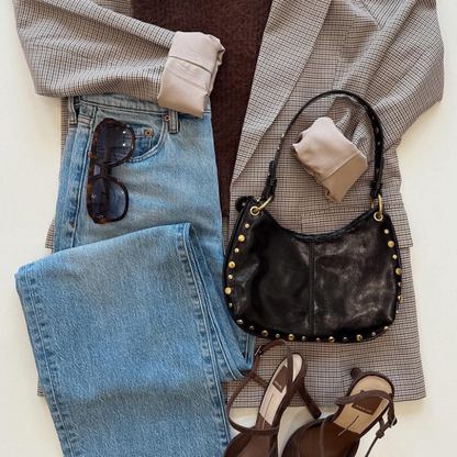 The Claudia Studded Shoulder Bag