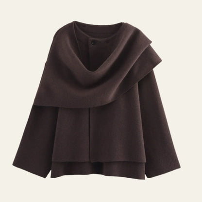 The Sorrento Draped Wool Jacket