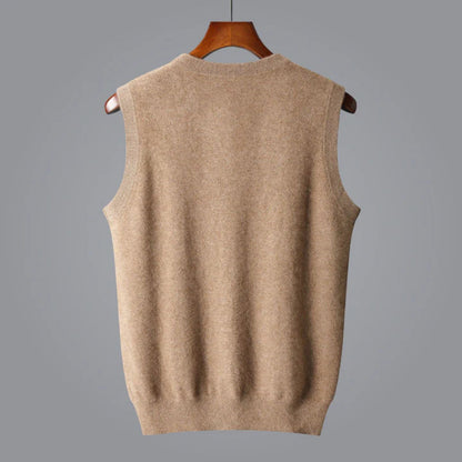 The Lucerne Cashmere Vest