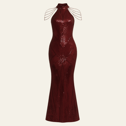 The Cannes Sequin Evening Gown
