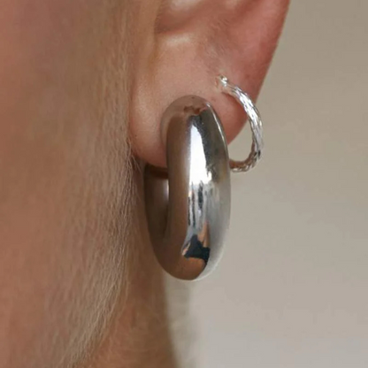 The Monaco Chunky Hoop Earrings