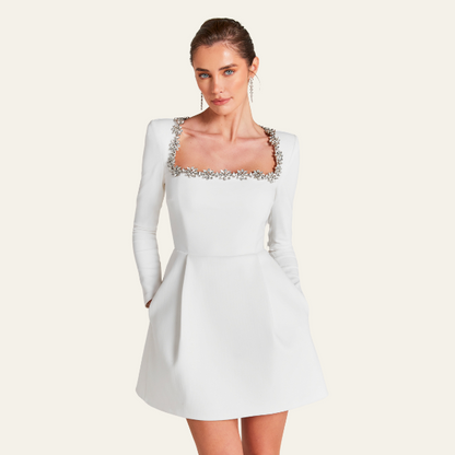 The Cannes Velvet Cocktail Dress