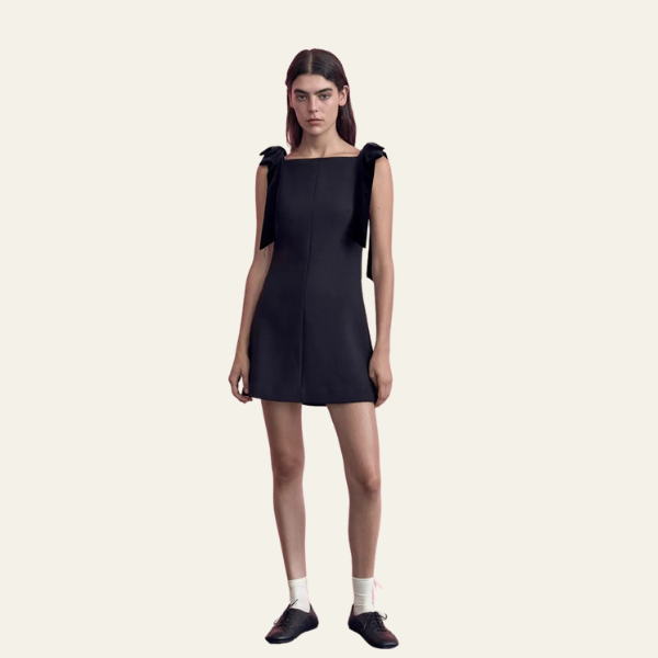 The Marseille Bow Mini Dress