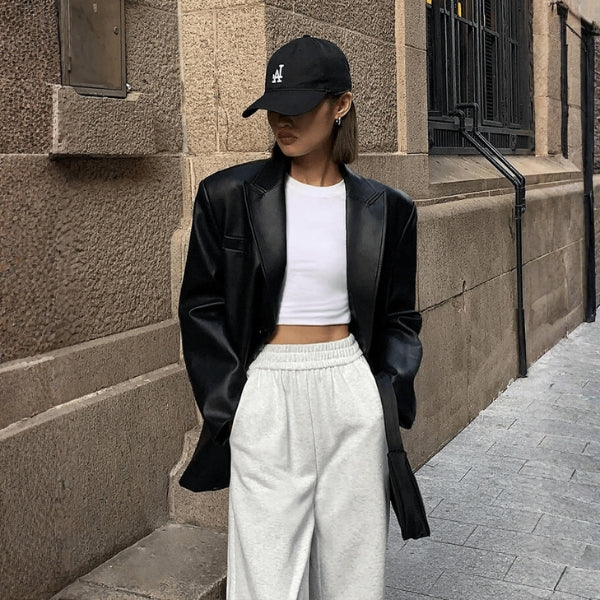 The Milan Leather Blazer