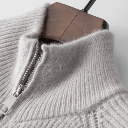 The Amalfi Wool Zipper Vest