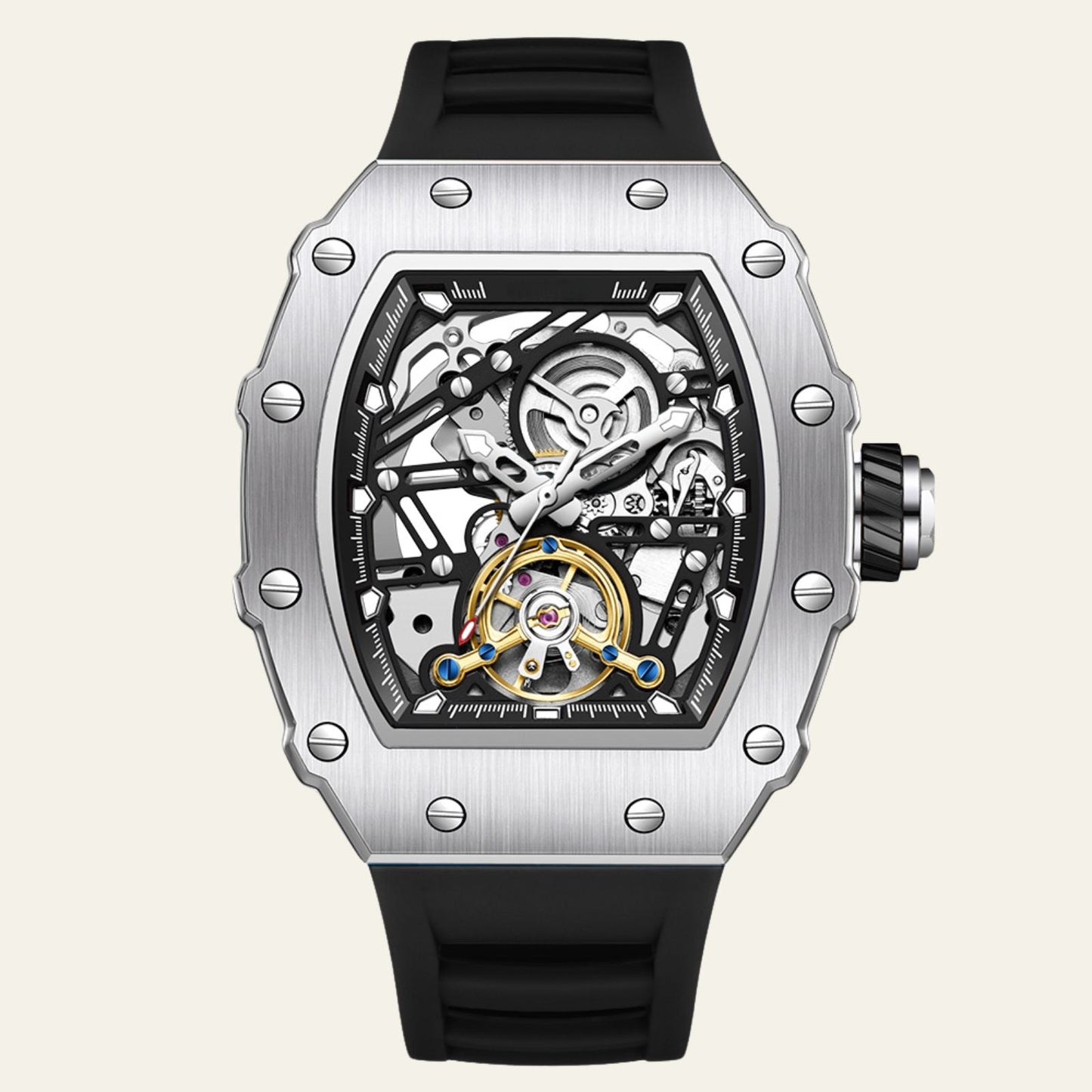 The Monaco Skeleton Automatic Watch