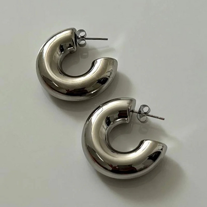 The Monaco Chunky Hoop Earrings