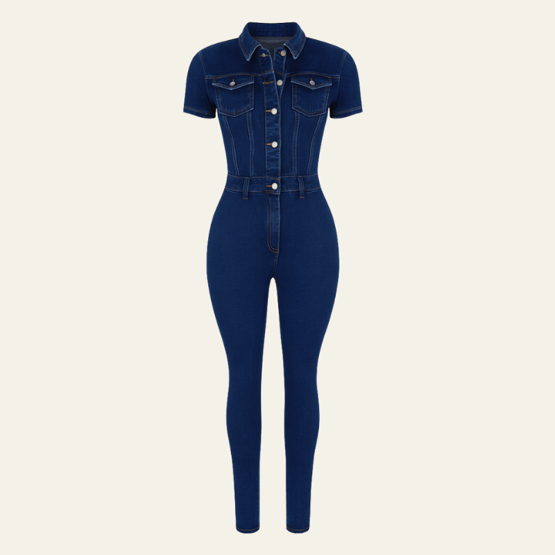 The Verona Denim Jumpsuit