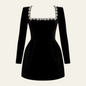 The Cannes Velvet Cocktail Dress