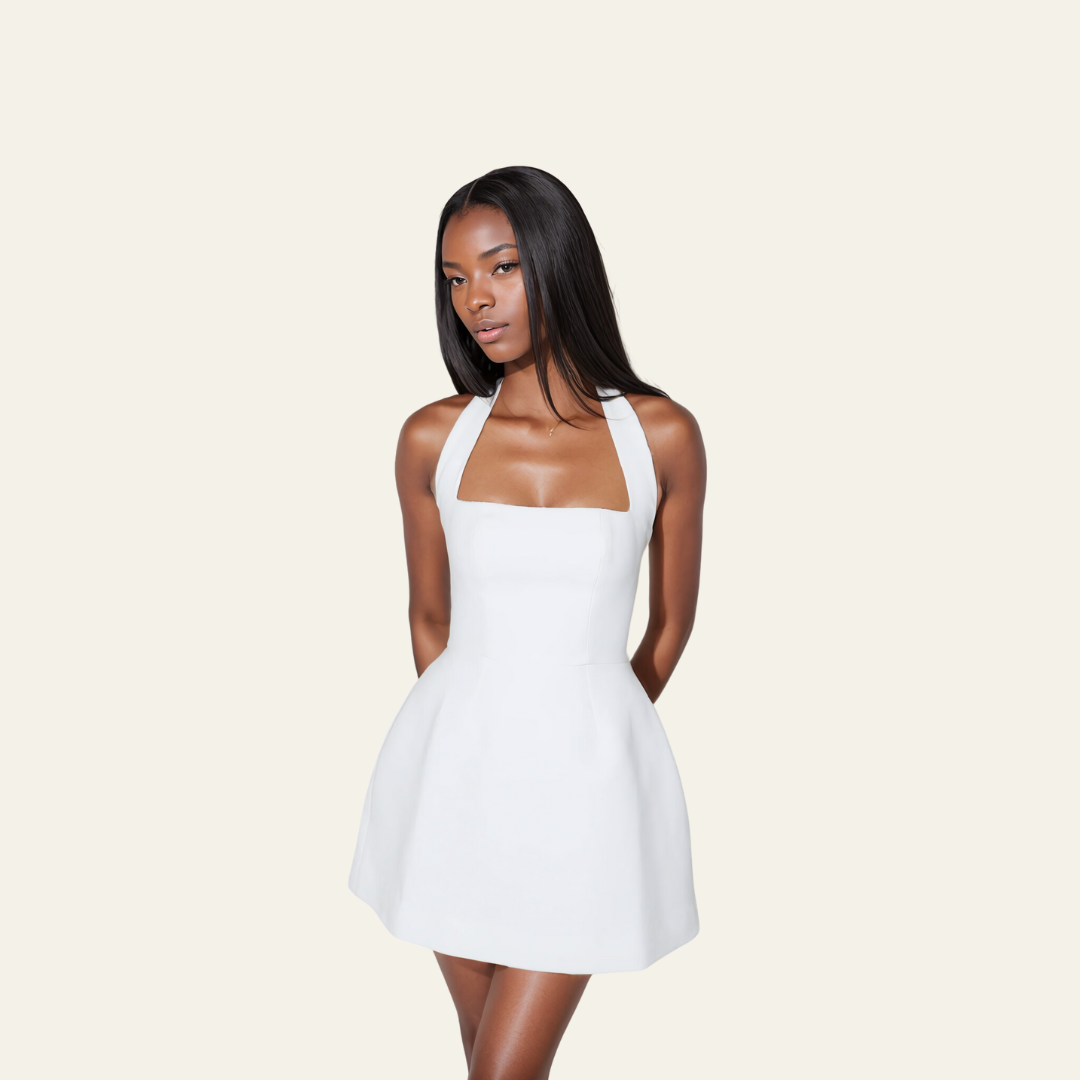 The Milan Halterneck Mini Dress