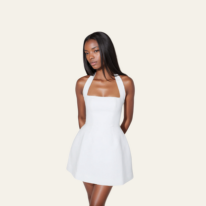 The Milan Halterneck Mini Dress