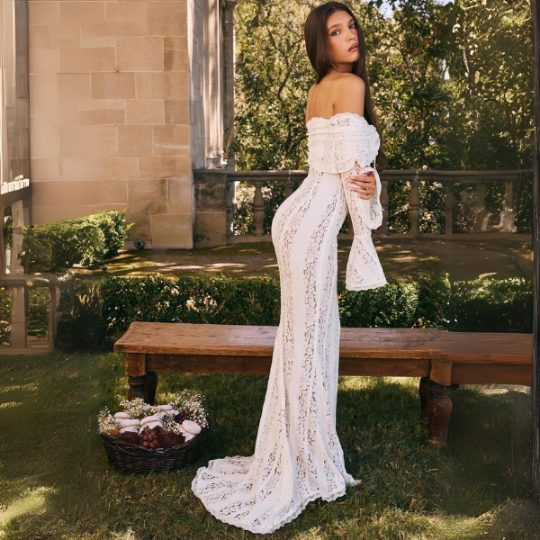 The Vienna Lace Evening Dress