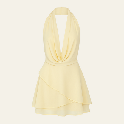 The Amalfi Draped Mini Dress