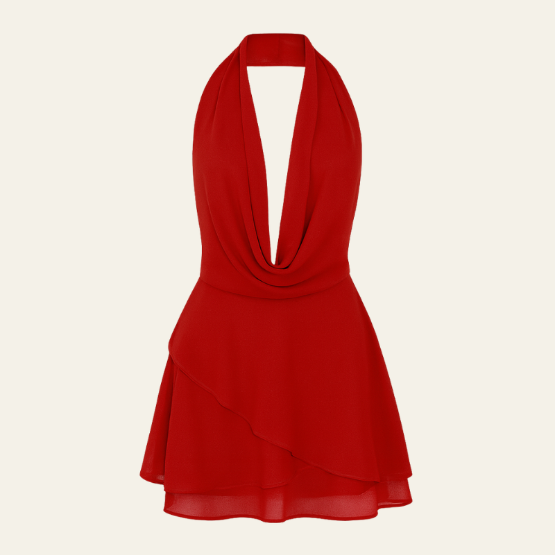 The Amalfi Draped Mini Dress