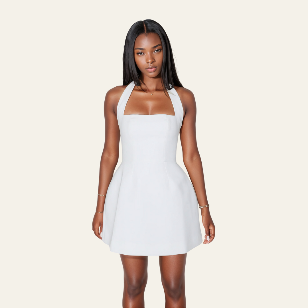 The Milan Halterneck Mini Dress