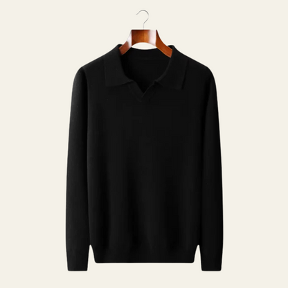 The Geneva Merino Polo Sweater