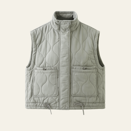The Aspen Cotton Quilted Vest
