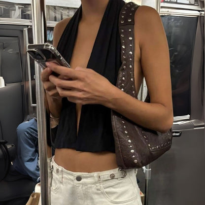 The Verona Studded Tote Bag